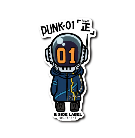 One Piece Shaka "Punk 01" B-Side Label Sticker