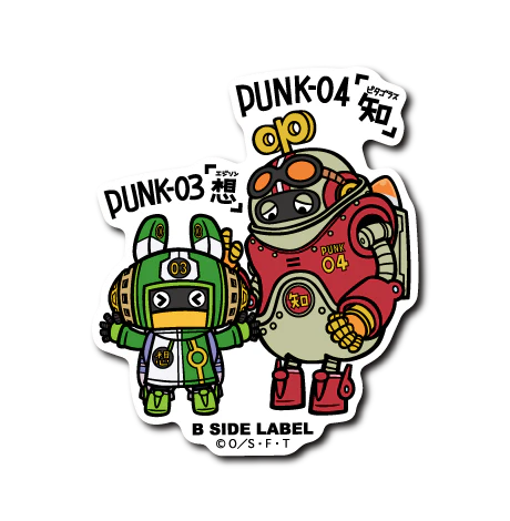 One Piece Edison & Pythagoras "Punk 03 & Punk 04" B-Side Label Sticker