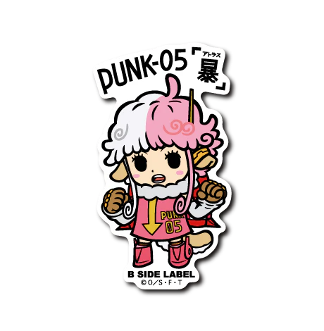 One Piece Atlas "Punk 05" B-Side Label Sticker