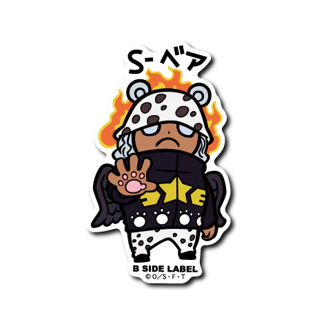 One Piece S-Bear B-Side Label Sticker