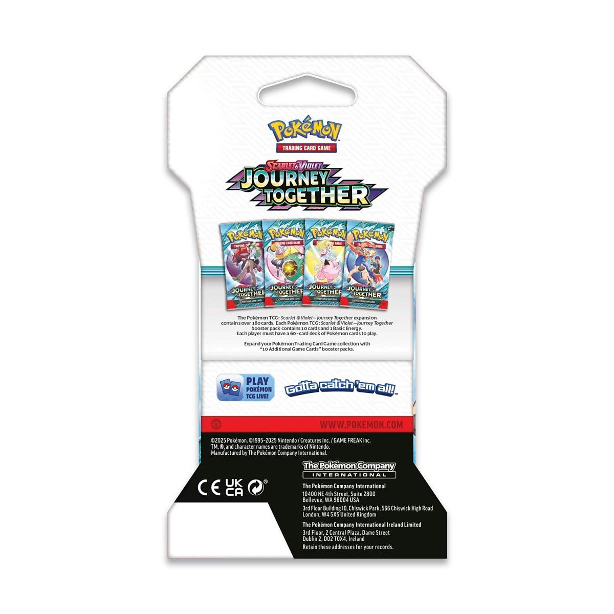 Pokemon TCG: Scarlet & Violet-Journey Together Sleeved Booster Pack (10 cards)