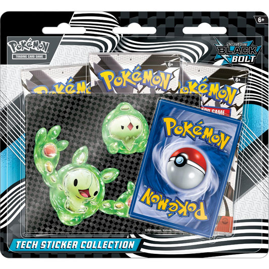 Pokemon TCG: Scarlet & Violet Black and White Black Bolt Tech Sticker Collection