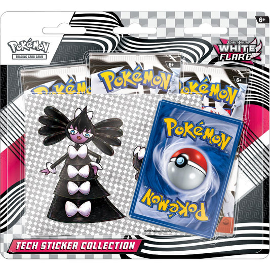 Pokemon TCG: Scarlet & Violet Black and White White Flare Tech Sticker Collection