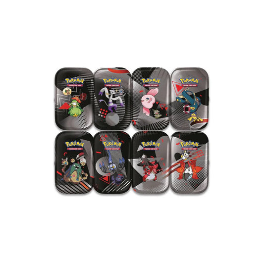 Pokemon TCG: Scarlet & Violet Black and White Mini Tin - Receive 1 Character Tin at Random!