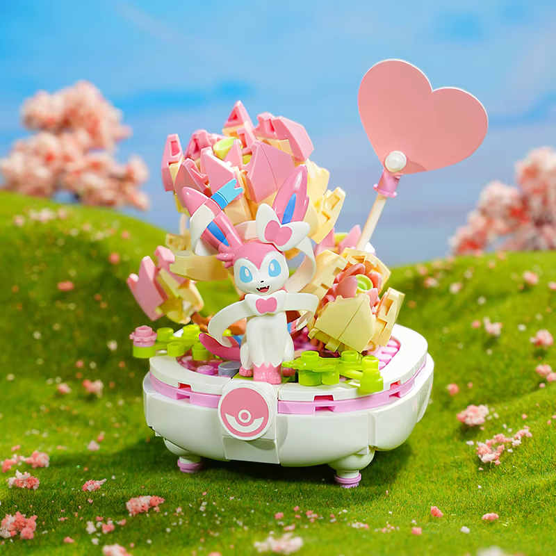 Keeppley Pokemon Sylveon Bonsai Building Blocks Set