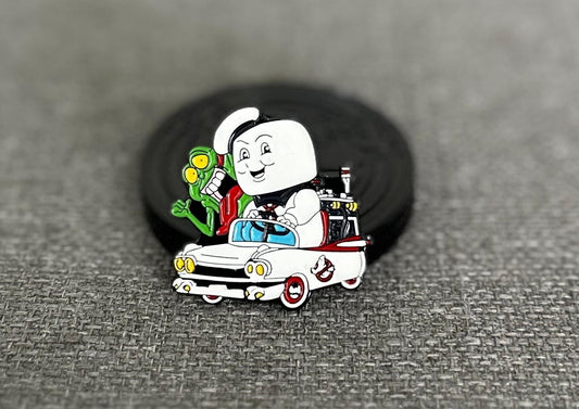 Ghostbusters Marshamallow Man & Green Ghost Collectible Pin Asia Exclusive