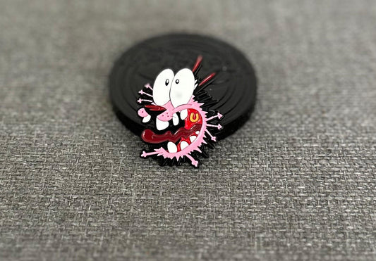 Courage The Cowardly Dog Courage Screaming Collectible Pin Asia Exclusive