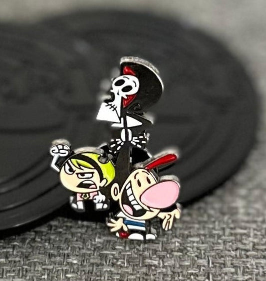 The Grim Adventures of Billy & Mandy Billy, Mandy and Grim Collectible Pin Asia Exclusive