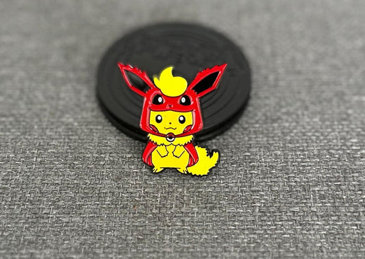 Pokemon Pikachu Flareon Cosplay Collectible Pin Asia Exclusive