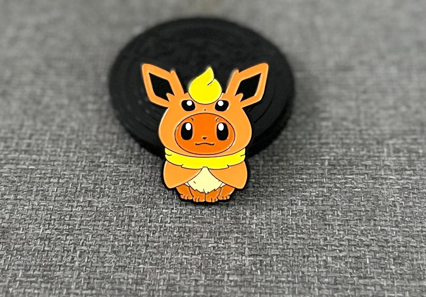 Pokemon Eevee Flareon Cosplay Collectible Pin Asia Exclusive
