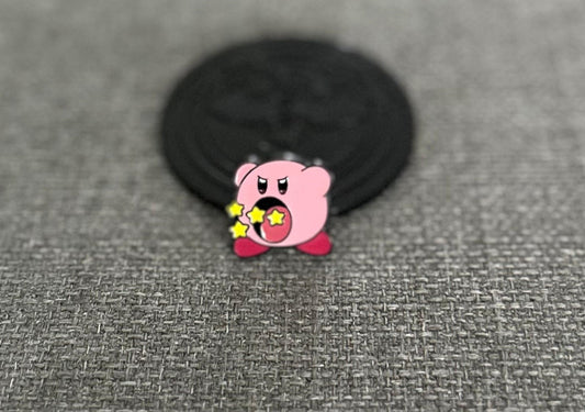 Kirby Kirby Inhaling stars Collectible Pin Asia Exclusive