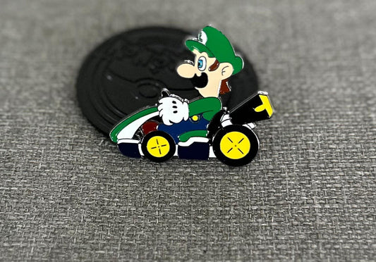 Mario Kart Luigi Collectible Pin Asia Exclusive