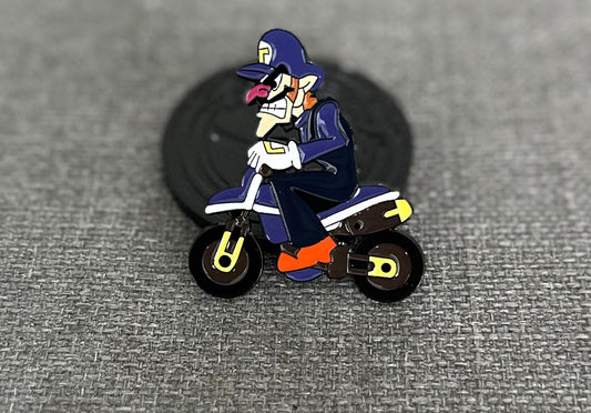 Mario Kart Waluigi Collectible Pin Asia Exclusive