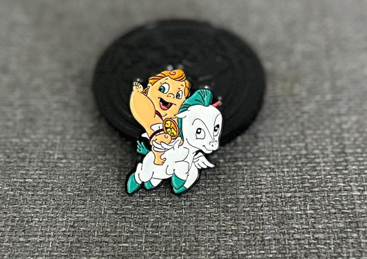 Disney Hercules Baby Hercules & Baby Pegasus Collectible Pin Asia Exclusive