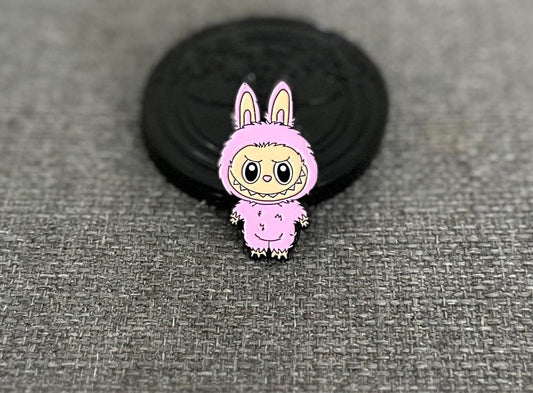 Labubu Pink Labubu Collectible Pin Asia Exclusive