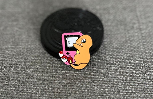 Pokemon Charmander with GameBoy Collectible Pin Asia Exclusive
