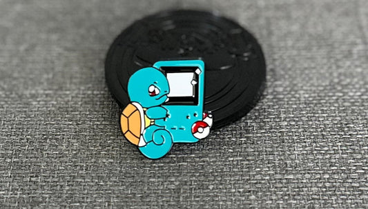 Pokemon Squirtle with GameBoy Collectible Pin Asia Exclusive