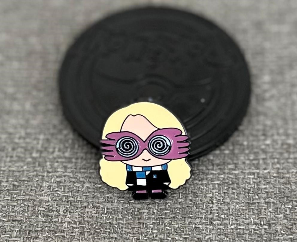 Harry Potter Luna Lovegood Chibi Collectible Pin Asia Exclusive