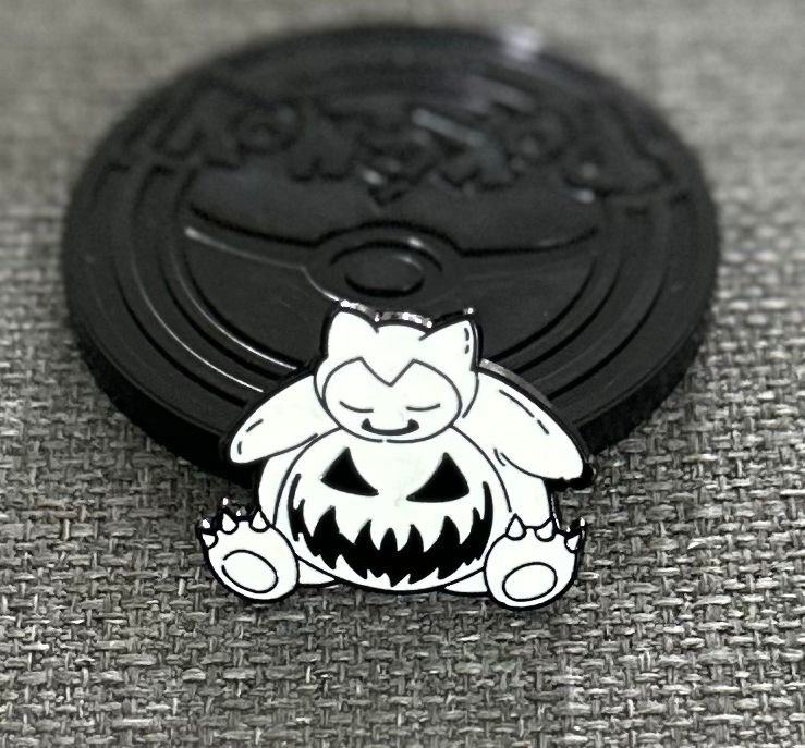 Pokemon Snorlax Halloween Version Collectible Pin Asia Exclusive
