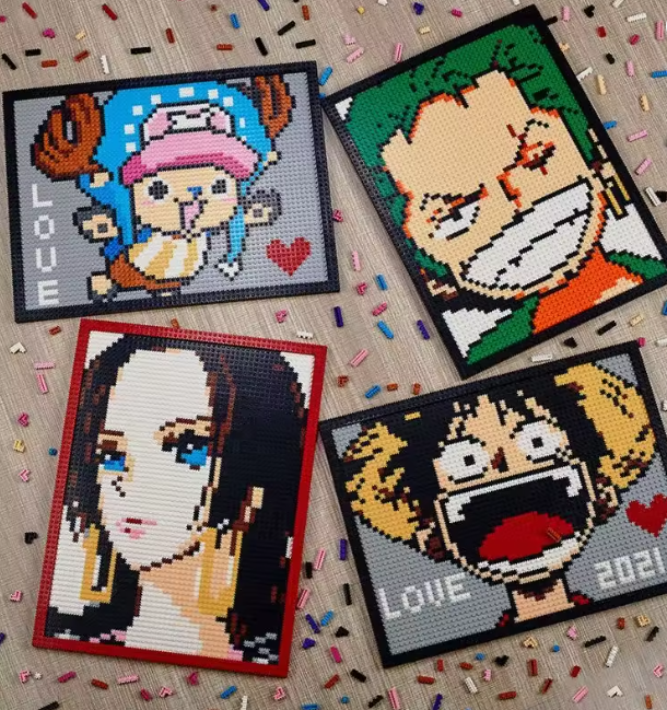 One Piece Zoro with Sword Collectible Portrait Building Blocks