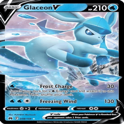 Glaceon V - Crown Zenith