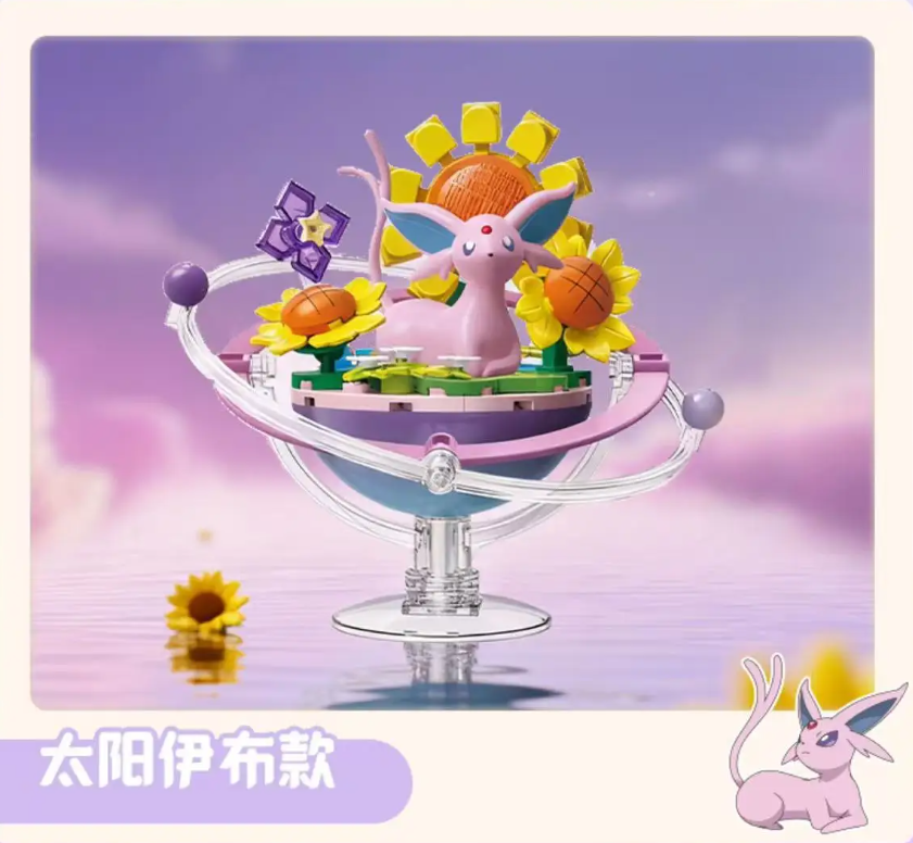 Keeppley Pokemon Family Planet Series Espeon Building Blocks Set