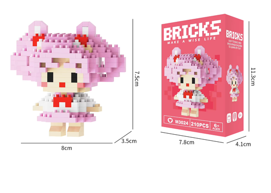 Sailor Moon Chibiusa Tsukino Bricks Make a Wise Life Asia Exclusive