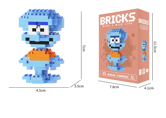 SpongeBob SquarePants Squidward Bricks Make a Wise Life Asia Exclusive