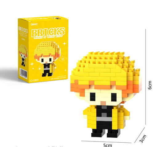 Demon Slayer Zenitsu Agatsuma Bricks Make a Wise Life Life Asia Exclusive