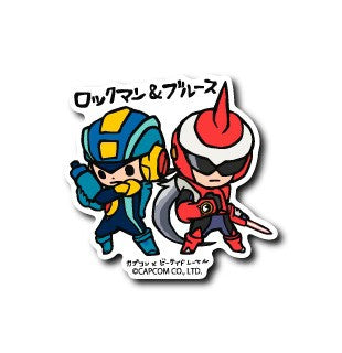 Mega Man Rockman and Blues B-Side Label Sticker