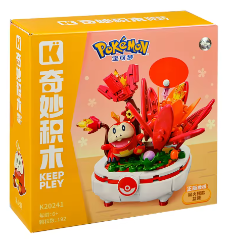 Keeppley Pokemon Fuecoco Bonsai Building Blocks Set