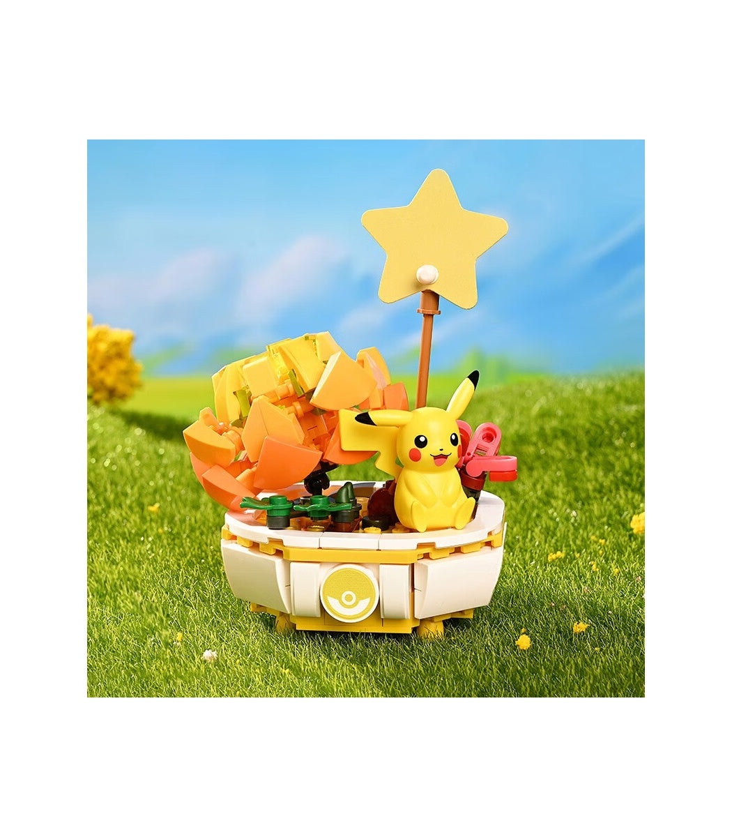 Keepley Pokemon Keeppley Pokemon Pikachu Bonsai Building Block Set – Olympus Collectibles
