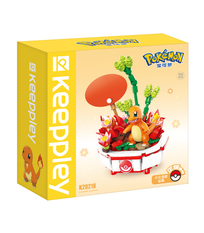 Keeppley Pokemon Charmander Bonsai Building Blocks Set