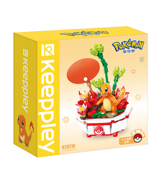 Keeppley Pokemon Charmander Bonsai Building Blocks Set