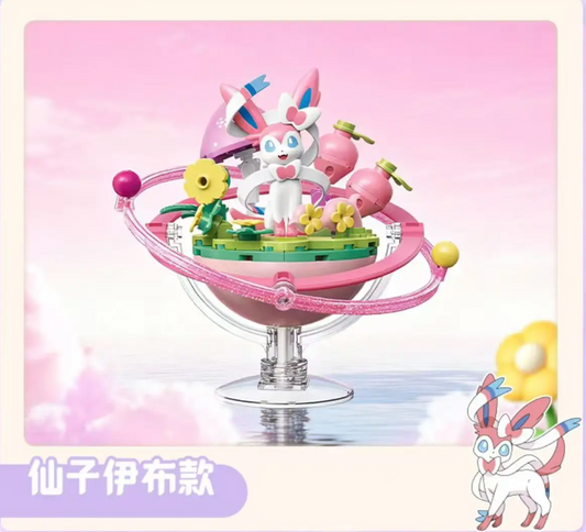 Keeppley Pokemon Family Planet Series Sylveon Building Blocks Set