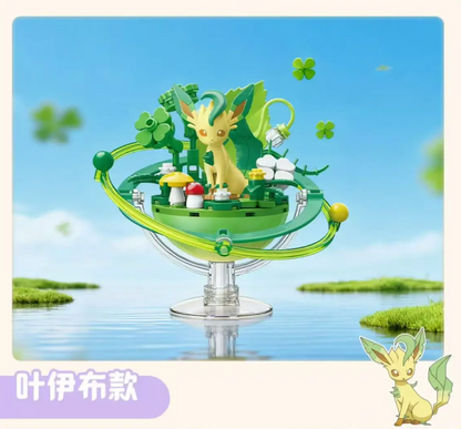 Keeppley Pokemon Family Planet Series Leafeon Building Blocks Set