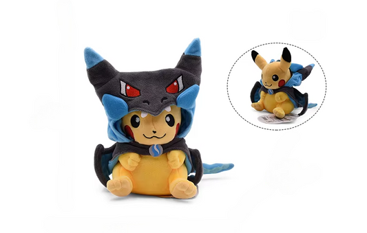 Pokemon Pikachu Mega Charizard X Cosplay Plush Ver A Asia Exclusive