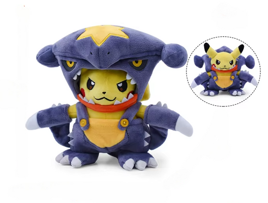 Pokemon Pikachu Garchomp Cosplay Plush Ver B Asia Exclusive