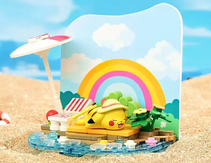 Keeppley Pokemon Beach Party Pikachu Building Blocks Set