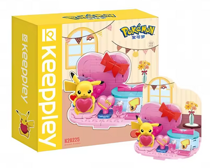 Keeppley Pokemon Birthday Party Eevee Building Blocks Set
