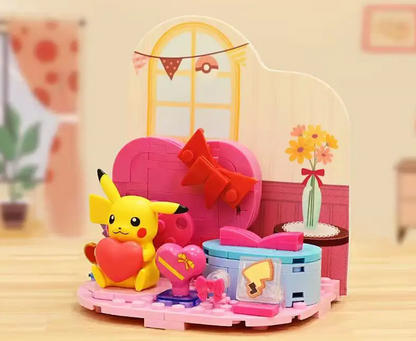 Keeppley Pokemon Birthday Party Eevee Building Blocks Set