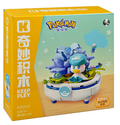 Keeppley Pokémon Quaxly Bonsai Building Blocks Set