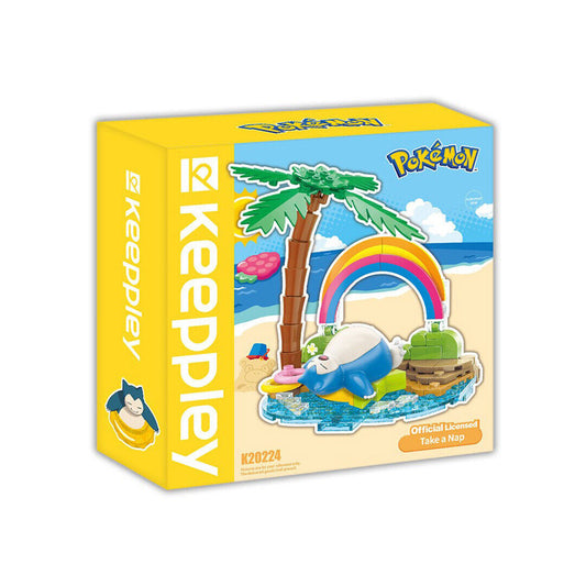 Keeppley Pokemon Snorlax Take a Nap Building Blocks Set