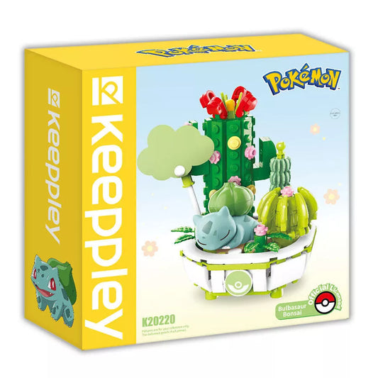 Keeppley Pokemon Bulbasaur Bonsai Building Blocks Set