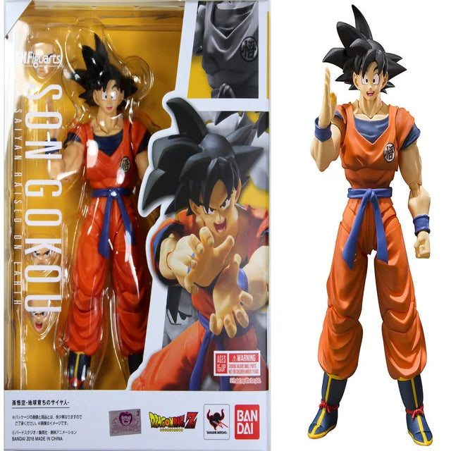 S.H. Figuarts Dragon Ball Z Goku Saiyan Raise On Earth