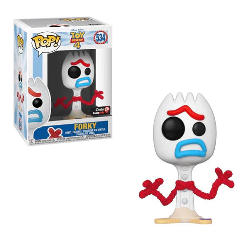 Funko Pop #534 Disney Toy Story 4 Forky GameStop Exclusive