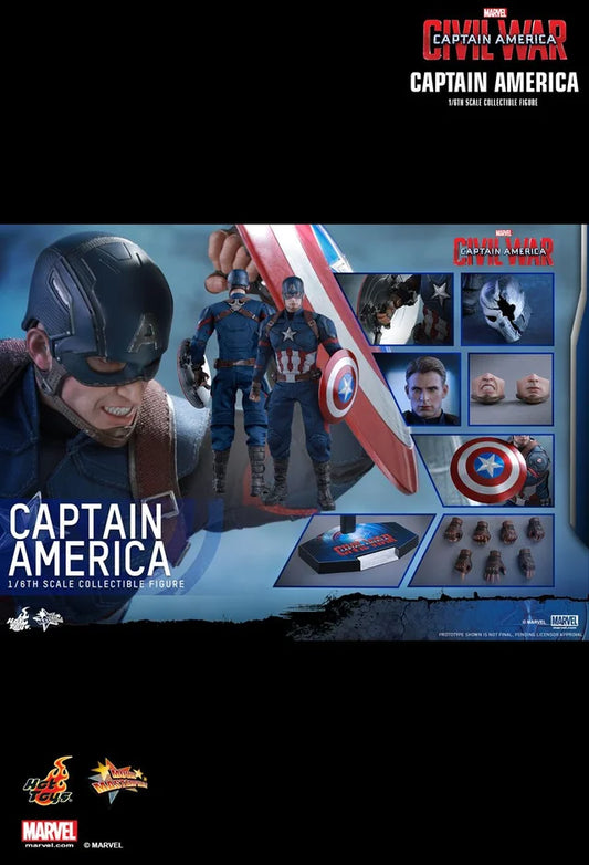 Hot Toys 1/6 Captain America: Civil War Captain America Regular Version