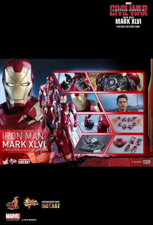 Hot Toys 1/6 Captain America Civil War: Iron Man Mark 46 (Original Issue/ Not Reissue)