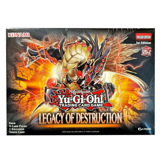 Yu-Gi-Oh! Legacy of Destruction Special Edition Box (4 Booster Packs & 1 Token Card)