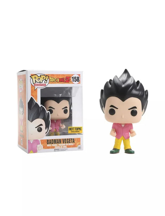 Funko Pop #158 Dragon Ball Z Badman Vegeta Hot Topic Exclusive